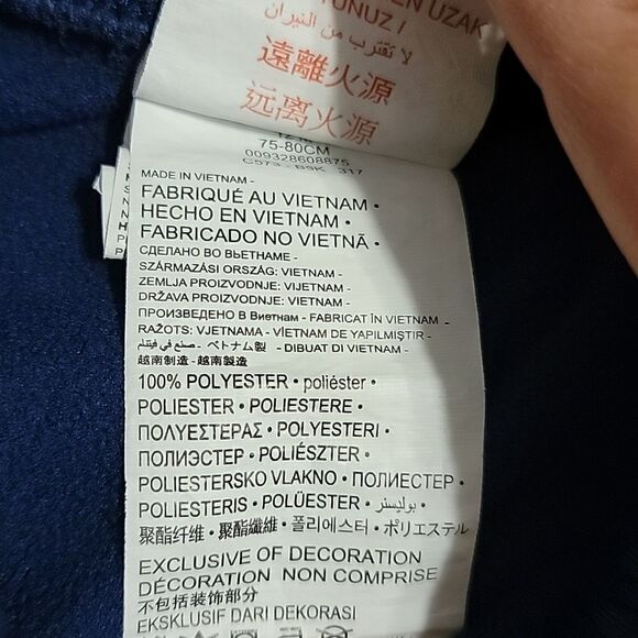 𝅺NIKE NAVY BLUE DRI-FIT JOGGERS, SIZE 12 MONTHS - Picture 3 of 5